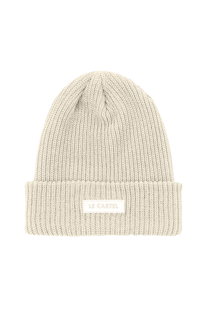 CHUNKY・Tuque grosse maille・Blanc cassé
